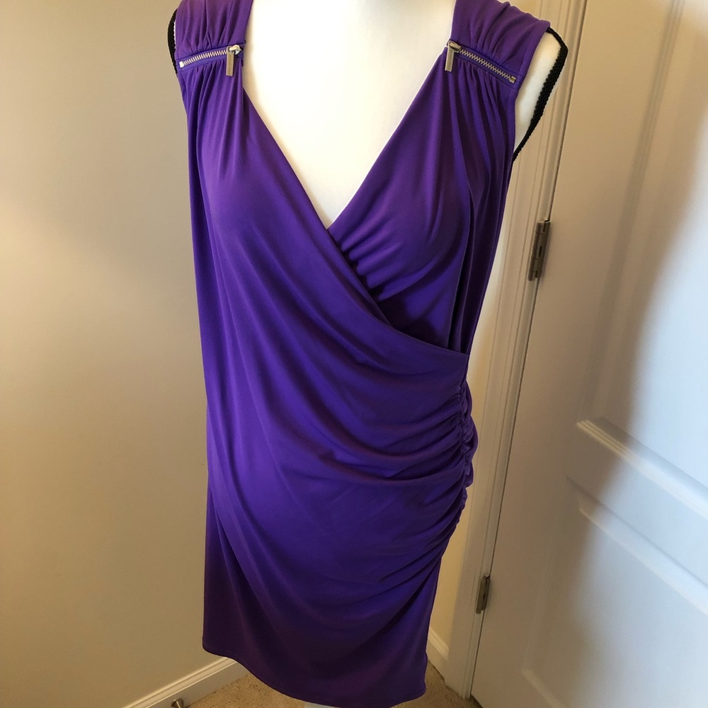 Purple dress; perfect for night on the town